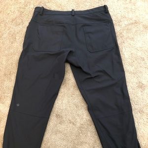 Men's Black Lululemon ABC Pant 36x29.5